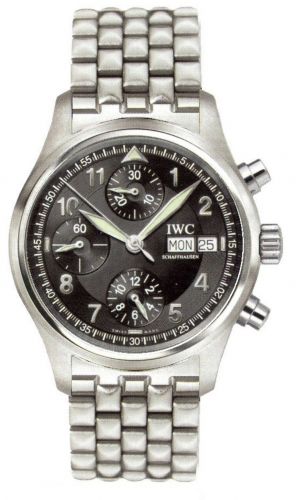 Uhrenbeweger für Uhr IWC Pilot Pilot's Watch Spitfire Chronograph Stainless Steel / Black / Italian / Bracelet