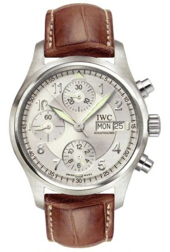 Remontoir à montres pour montre IWC Pilot Pilot's Watch Spitfire Chronograph Stainless Steel / Argent / German / Strap
