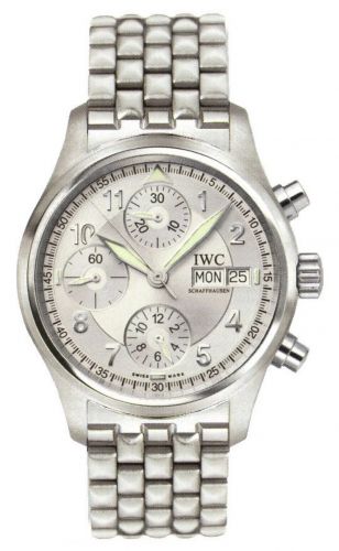 Remontoir à montres pour montre IWC Pilot Pilot's Watch Spitfire Chronograph Stainless Steel / Argent / English / Bracelet