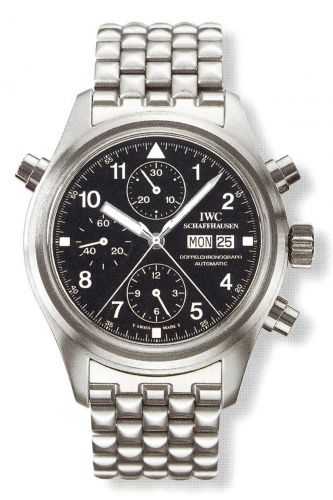 Uhrenbeweger für Uhr IWC Pilot Pilot's Watch Doppelchronograph Stainless Steel / Black / English / Bracelet