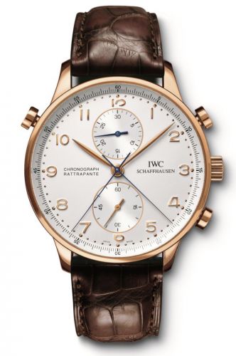 Watch Winder for watch IWC Portugieser Portugieser Chrono-Rattrapante Rose Gold / Silver