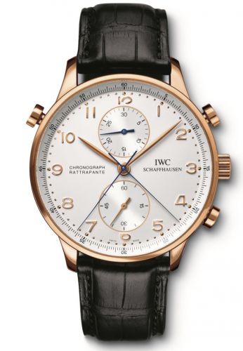 Watch Winder for watch IWC Portugieser Portugieser Chrono-Rattrapante Rose Gold / Silver