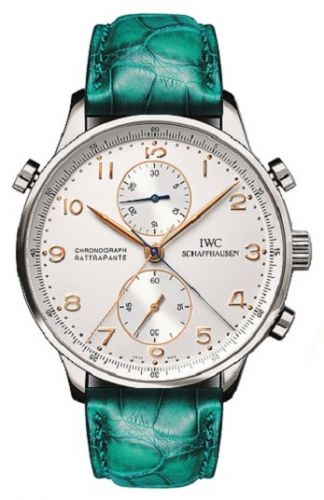 Watch Winder for watch IWC Portugieser Portugieser Chrono-Rattrapante Stainless Steel / Silver