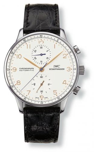 Remontoir à montres pour montre IWC Portugieser Portuguese Chrono-Automatic Stainless Steel / Argent