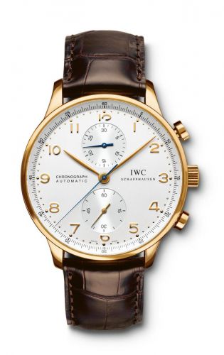 Watch Winder for watch IWC Portugieser Portuguese Chrono-Automatic Yellow Gold / Silver