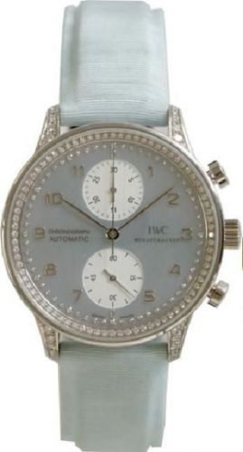 Watch Winder for watch IWC Portugieser Portuguese Chrono-Automatic White Gold / Blue MOP / Diamond