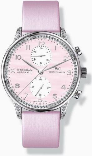 Watch Winder for watch IWC Portugieser Portuguese Chrono-Automatic White Gold / Pink MOP / Diamond