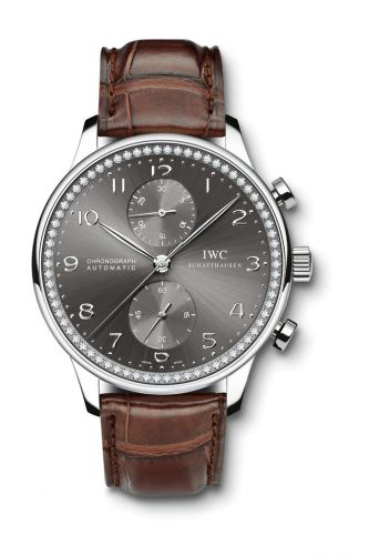 Watch Winder for watch IWC Portugieser Portuguese Chrono-Automatic White Gold / 80 Diamond