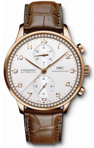 Watch Winder for watch IWC Portugieser Portugieser Chrono-Automatic Red Gold / Silver / Diamond