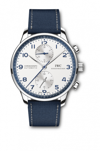 Watch Winder for watch IWC Portugieser Portuguese Chrono-Automatic Stainless Steel / Bucherer Blue