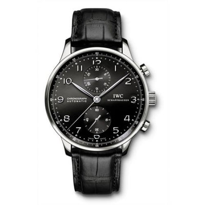 Remontoir à montres pour montre IWC Portugieser Portuguese Chrono-Automatic Stainless Steel / Noire