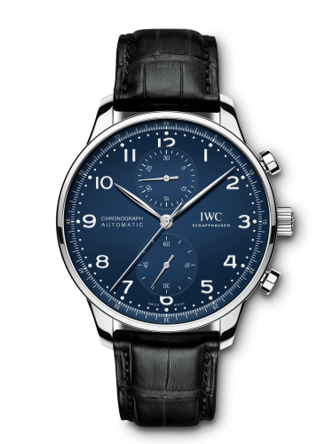 Watch Winder for watch IWC Portugieser Portugieser Chronograph "150 Years" Stainless Steel / Blue