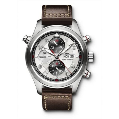 Remontoir à montres pour montre IWC Pilot Pilot's Watch Spitfire Double Chronograph Stainless Steel / Panda / Strap