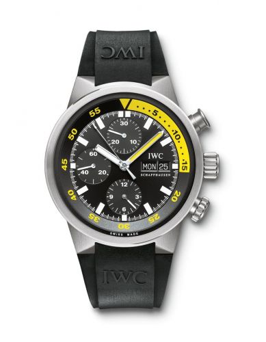 Remontoir à montres pour montre IWC GST Aquatimer Aquatimer Chrono-Automatic Titanium / Noire / Rubber