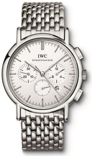 Uhrenbeweger für Uhr IWC Portofino Portofino Chronograph MecaQuartz Stainless Steel / Silver / Bracelet