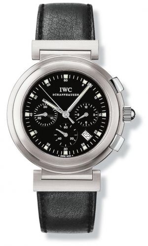 Remontoir à montres pour montre IWC Da Vinci Da Vinci SL Chronograph MecaQuartz Stainless Steel Brushed / Noire / Nappa