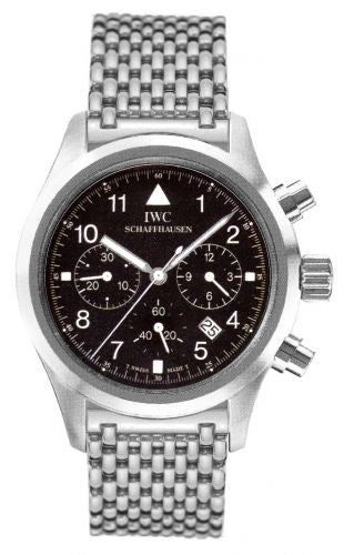 Uhrenbeweger für Uhr IWC Pilot Pilot's Watch Chronograph Mecaquartz Stainless Steel / Black / Bracelet