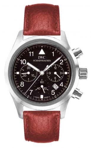 Uhrenbeweger für Uhr IWC Pilot Pilot's Watch Chronograph Mecaquartz Stainless Steel / Black / Strap