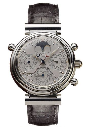 Remontoir à montres pour montre IWC Da Vinci Da Vinci Perpetual Rattrapante Platinum / Argent / English