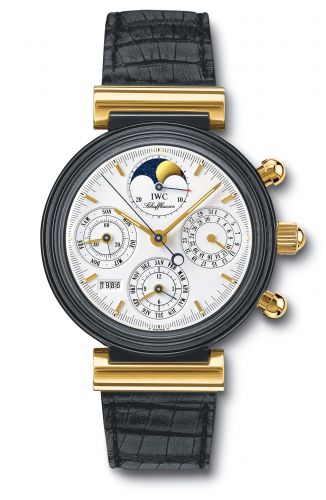 Remontoir à montres pour montre IWC Da Vinci Da Vinci Perpetual Noire Ceramic / Yellow Or / Blanc / French