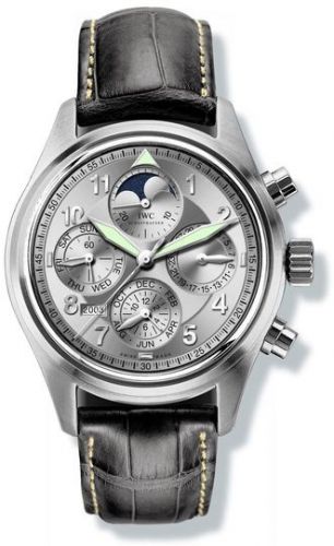 Remontoir à montres pour montre IWC Pilot Pilot's Watch Spitfire Chronograph Perpetual Calendar Stainless Steel / Argent / Sincere