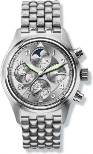 Remontoir à montres pour montre IWC Pilot Pilot's Watch Spitfire Chronograph Perpetual Calendar Stainless Steel / Argent / Sincere