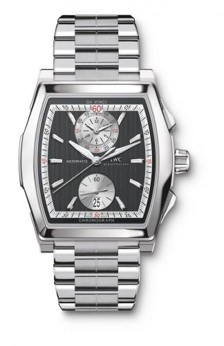 Remontoir à montres pour montre IWC Da Vinci Da Vinci Chronograph Stainless Steel / Noire / Bracelet