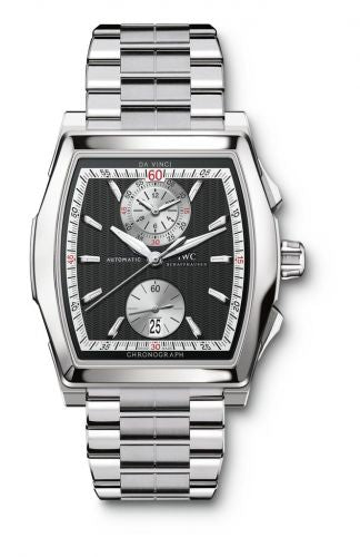 Remontoir à montres pour montre IWC Da Vinci Da Vinci Chronograph Stainless Steel / Noire / Bracelet