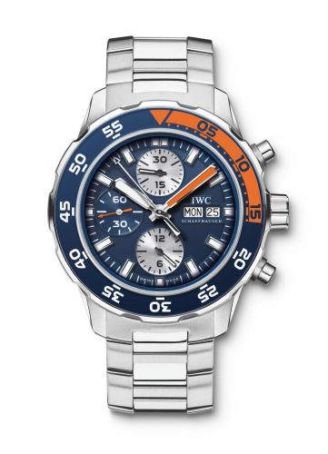 Remontoir à montres pour montre IWC GST Aquatimer Aquatimer Chronograph Stainless Steel / Bleu / Bracelet