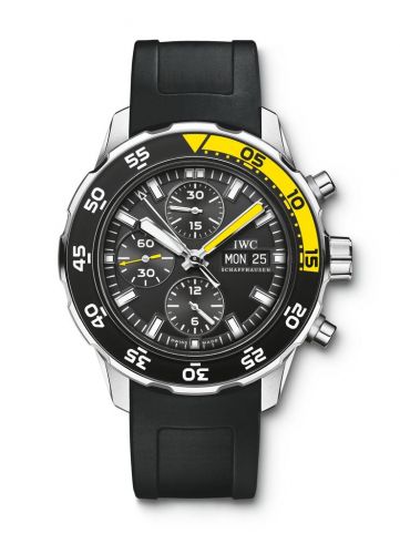 Remontoir à montres pour montre IWC GST Aquatimer Aquatimer Chronograph Stainless Steel / Noire / Rubber