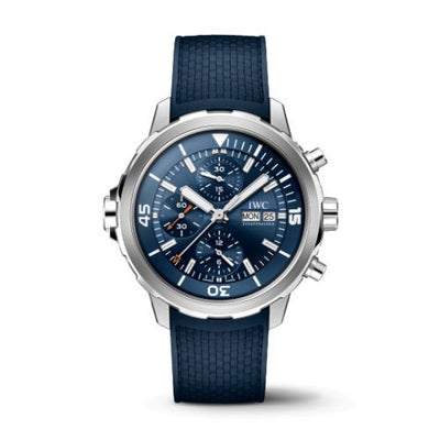Remontoir à montres pour montre IWC GST Aquatimer Aquatimer Chronograph Stainless Steel / Bleu / Rubber