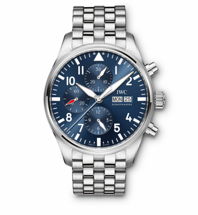 Watch Winder for watch IWC Pilot Pilot's Watch Chronograph Stainless Steel / Le Petit Prince / Bracelet
