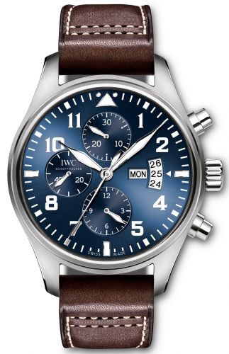 Watch Winder for watch IWC Pilot Pilot's Watch Chronograph Stainless Steel / Le Petit Prince / Strap