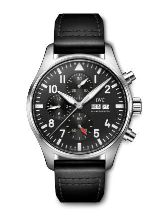 Remontoir à montres pour montre IWC Pilot Pilot's Watch Chronograph Stainless Steel / Noire
