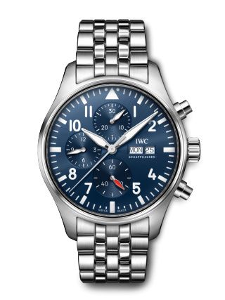Uhrenbeweger für Uhr IWC Pilot Pilot's Watch Chronograph Stainless Steel / Blue / Bracelet