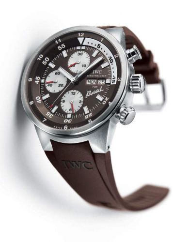 Remontoir à montres pour montre IWC GST Aquatimer Aquatimer Chronograph Stainless Steel / Marron / Rubber / Boesch