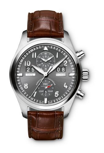 Remontoir à montres pour montre IWC Pilot Pilot's Watch Spitfire Perpetual Calendar Digital Date-Month Stainless Steel