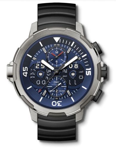 Remontoir à montres pour montre IWC GST Aquatimer Aquatimer Perpetual Calendar Digital Date-Month Titanium / Bleu