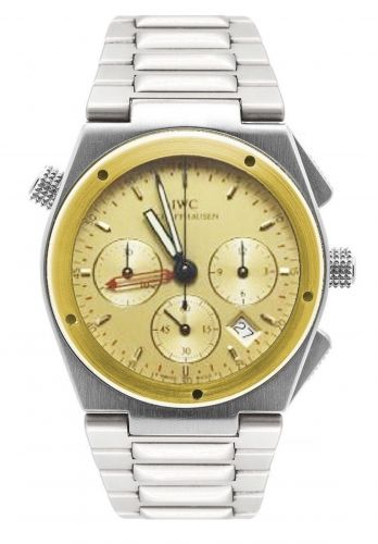 Remontoir à montres pour montre IWC Ingenieur Ingenieur Mecaquartz Chronograph Alarm Stainless Steel / Yellow Or / Champagne / Bracelet