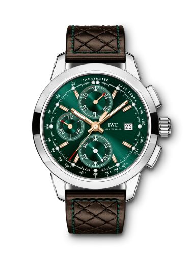 Remontoir à montres pour montre IWC Ingenieur Ingenieur Chronograph Classic Stainless Steel / Verte / Calf / Kuwait City