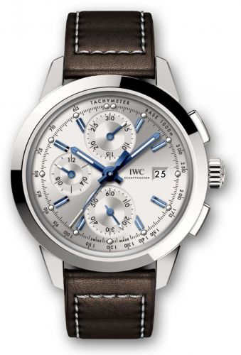 Remontoir à montres pour montre IWC Ingenieur Ingenieur Chronograph Custom Stainless Steel / Argent-Bleu/ Calf