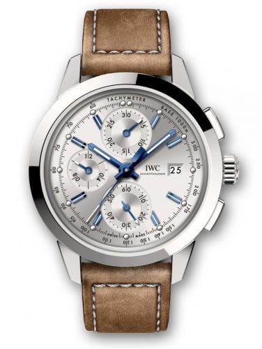 Remontoir à montres pour montre IWC Ingenieur Ingenieur Chronograph Custom Stainless Steel / Argent-Bleu / Calf