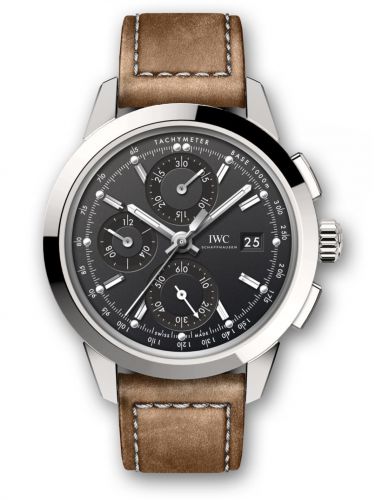 Remontoir à montres pour montre IWC Ingenieur Ingenieur Chronograph Custom Stainless Steel / Noire-Rhodium / Calf
