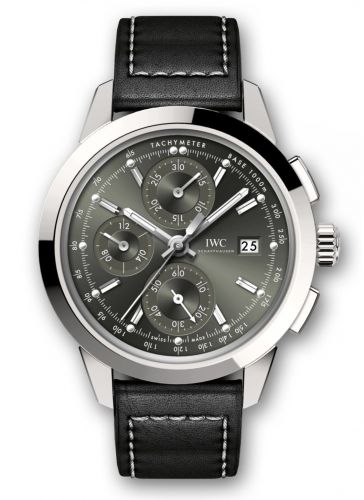 Remontoir à montres pour montre IWC Ingenieur Ingenieur Chronograph Custom Stainless Steel / Verte-Rhodium / Calf
