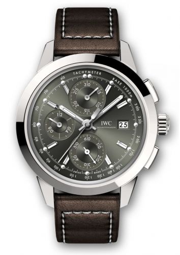 Remontoir à montres pour montre IWC Ingenieur Ingenieur Chronograph Custom Stainless Steel / Verte-Rhodium / Calf