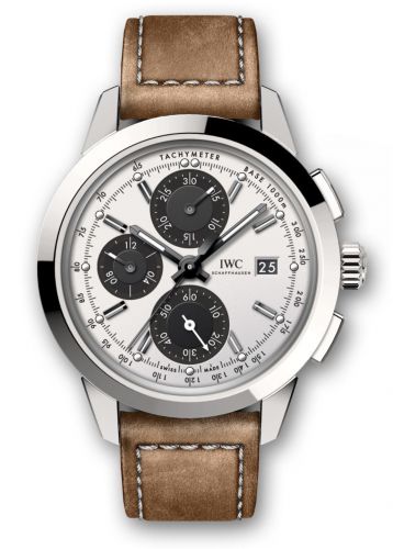 Remontoir à montres pour montre IWC Ingenieur Ingenieur Chronograph Custom Stainless Steel / Argent-Noire-Noire / Calf