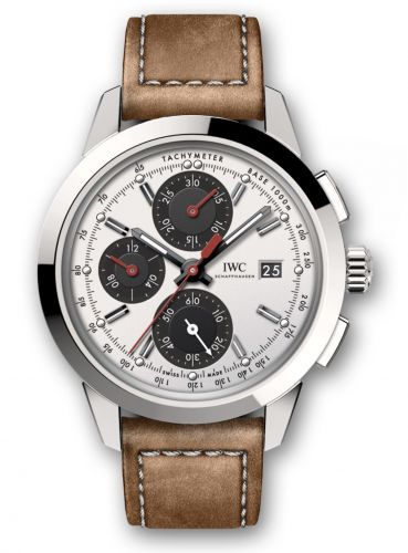 Remontoir à montres pour montre IWC Ingenieur Ingenieur Chronograph Custom Stainless Steel / Argent-Noire-Red / Calf