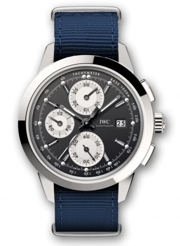 Remontoir à montres pour montre IWC Ingenieur Ingenieur Chronograph Custom Stainless Steel / Noire-Argent-Noire / NATO