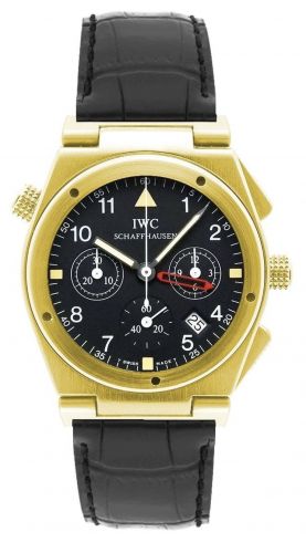Remontoir à montres pour montre IWC Ingenieur Ingenieur Mecaquartz Chronograph Alarm Yellow Or / Noire / Strap