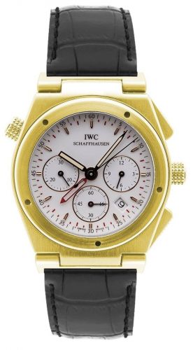 Remontoir à montres pour montre IWC Ingenieur Ingenieur Mecaquartz Chronograph Alarm Yellow Or / Blanc / Strap